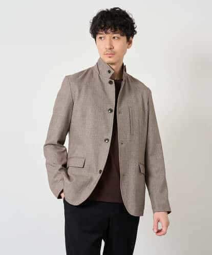KHJKD71139 a.v.v MEN 【スマート/イージーケア/洗濯機で洗える/毛玉になりにくい/ストレッチ】ストレッチビキモウコンバーチブルスマートジャケット