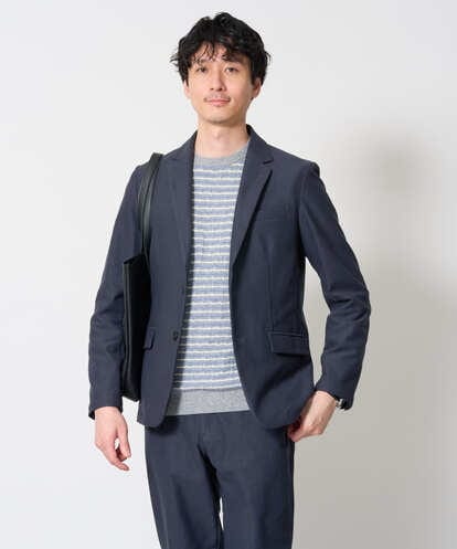 KHJKD72129 a.v.v MEN 【スマート/イージーケア/洗濯機で洗えるストレッチ】コールダブルフェイスストレッチスマートジャケット