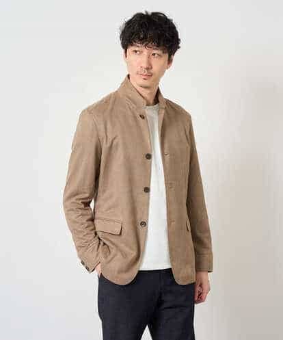 KHJKD74139 a.v.v MEN 【スマート/イージーケア/洗濯機で洗えるストレッチ】ソフトスエードコンバーチブルスマートジャケット