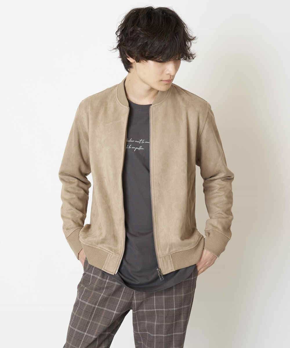 S-XXL】フェイクスエードリブブルゾン(その他のコート・ブルゾン) | a.v.v MEN(アー・ヴェ・ヴェ)｜イトキンオンラインストア