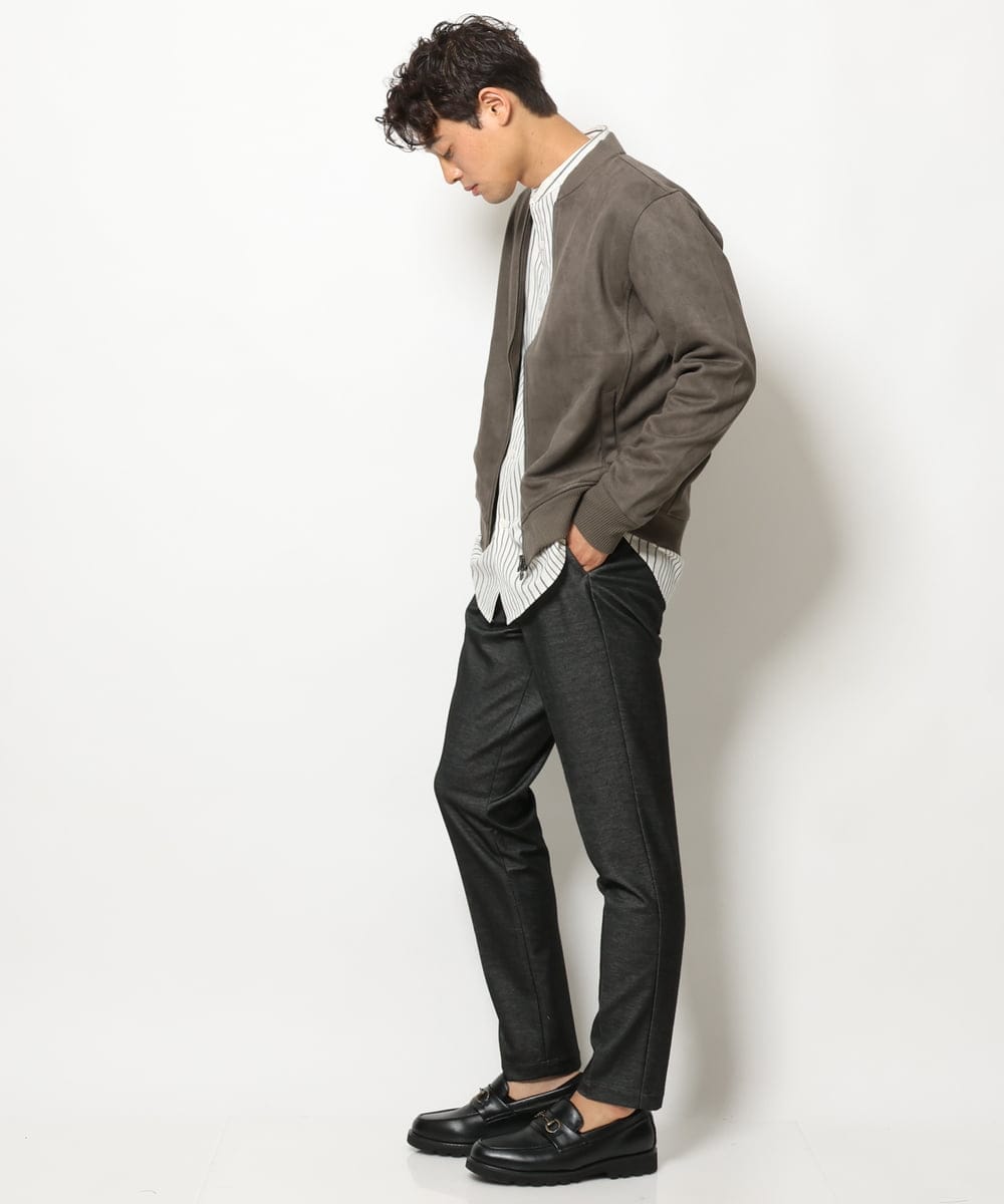 フェイクスエード ボンバージャケット - ストーン | ZARA Japan