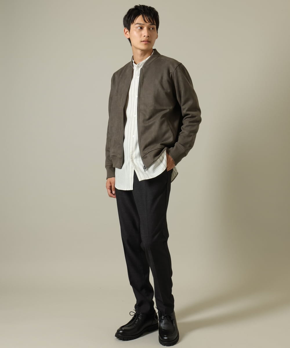 楽天市場】正規品【 Chikashitsu + fake suede blouson (2color