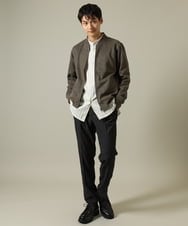 KHJKV11089 a.v.v MEN(アー・ヴェ・ヴェ) 【累計7000枚販売】フェイクスエードリブブルゾン ベージュ