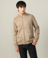 KHJKV11089 a.v.v MEN(アー・ヴェ・ヴェ) 【累計7000枚販売】フェイクスエードリブブルゾン ベージュ