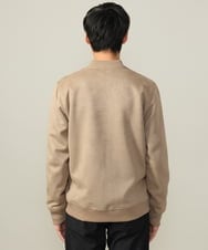 KHJKV11089 a.v.v MEN(アー・ヴェ・ヴェ) 【累計7000枚販売】フェイクスエードリブブルゾン ベージュ