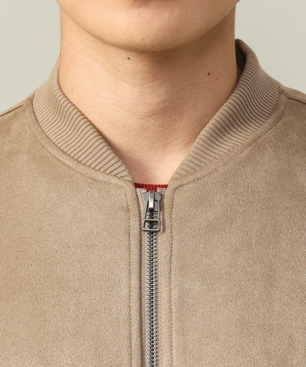 楽天市場】正規品【 Chikashitsu + fake suede blouson (2color