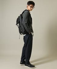 KHJKV16099 a.v.v MEN(アー・ヴェ・ヴェ) 【ON/OFF兼用】スプリングリブニットテーラードジャケット ネイビー