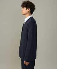 KHJKV16099 a.v.v MEN(アー・ヴェ・ヴェ) 【ON/OFF兼用】スプリングリブニットテーラードジャケット ネイビー
