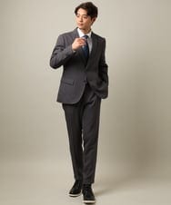 KHJKV82149 a.v.v MEN(アー・ヴェ・ヴェ) 【セレモニー/通勤】ウーステッドストレッチジャケット(セットアップ可) グレー