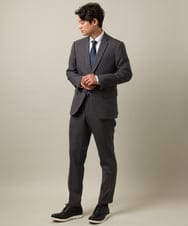 KHJKV82149 a.v.v MEN(アー・ヴェ・ヴェ) 【セレモニー/通勤】ウーステッドストレッチジャケット(セットアップ可) グレー