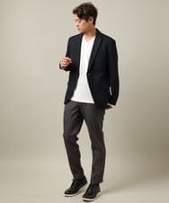 KHJKV82149 a.v.v MEN(アー・ヴェ・ヴェ) 【セレモニー/通勤】ウーステッドストレッチジャケット(セットアップ可) グレー