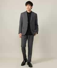 KHJKV82149 a.v.v MEN(アー・ヴェ・ヴェ) 【セレモニー/通勤】ウーステッドストレッチジャケット(セットアップ可) グレー