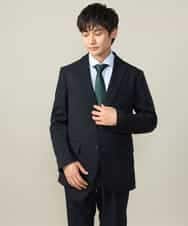 KHJKV82149 a.v.v MEN(アー・ヴェ・ヴェ) 【セレモニー/通勤】ウーステッドストレッチジャケット(セットアップ可) グレー