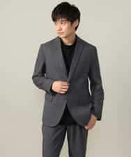 KHJKV82149 a.v.v MEN(アー・ヴェ・ヴェ) 【セレモニー/通勤】ウーステッドストレッチジャケット(セットアップ可) グレー