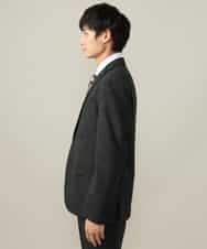 KHJKV83149 a.v.v MEN(アー・ヴェ・ヴェ) 【セレモニー/通勤】シャークスキン起毛ジャケット(セットアップ可) ダークグレー