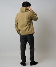 KHJLA01099 a.v.v MEN(アー・ヴェ・ヴェ) 【軽撥水/防風】SORONAラミネートコーティングマウンテンパーカー ブラック