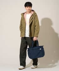 KHJLA01099 a.v.v MEN(アー・ヴェ・ヴェ) 【軽撥水/防風】SORONAラミネートコーティングスプリングマウンテンパーカー ブラック