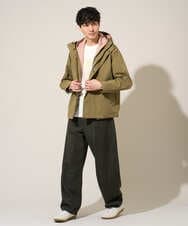 KHJLA01099 a.v.v MEN(アー・ヴェ・ヴェ) 【軽撥水/防風】SORONAラミネートコーティングスプリングマウンテンパーカー ブラック