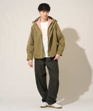 KHJLA01099 a.v.v MEN(アー・ヴェ・ヴェ) 【軽撥水/防風】SORONAラミネートコーティングスプリングマウンテンパーカー ブラック