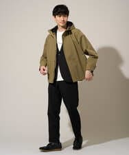 KHJLA01099 a.v.v MEN(アー・ヴェ・ヴェ) 【軽撥水/防風】SORONAラミネートコーティングスプリングマウンテンパーカー ブラック