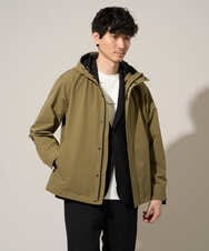 KHJLA01099 a.v.v MEN(アー・ヴェ・ヴェ) 【軽撥水/防風】SORONAラミネートコーティングスプリングマウンテンパーカー ブラック