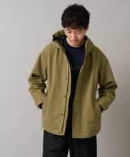 KHJLA01099 a.v.v MEN(アー・ヴェ・ヴェ) 【軽撥水/防風】SORONAラミネートコーティングマウンテンパーカー カーキ