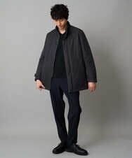 KHJLA20139 a.v.v MEN(アー・ヴェ・ヴェ) 【軽撥水/防風】SORONA中綿スタンドブルゾン ブラック