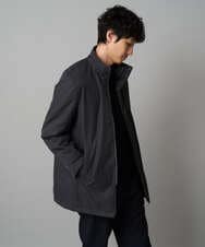 KHJLA20139 a.v.v MEN(アー・ヴェ・ヴェ) 【軽撥水/防風】SORONA中綿スタンドブルゾン ブラック