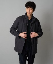 KHJLA20139 a.v.v MEN(アー・ヴェ・ヴェ) 【軽撥水/防風】SORONA中綿スタンドブルゾン ブラック