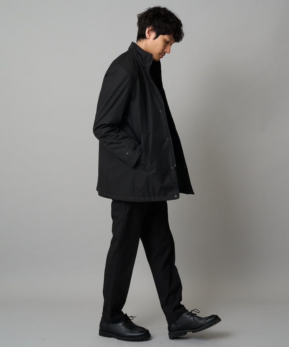 KHJLA20139 a.v.v MEN(アー・ヴェ・ヴェ) 【軽撥水/防風】SORONA中綿スタンドブルゾン ブラック