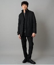 KHJLA20139 a.v.v MEN(アー・ヴェ・ヴェ) 【軽撥水/防風】SORONA中綿スタンドブルゾン ブラック