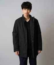 KHJLA20139 a.v.v MEN(アー・ヴェ・ヴェ) 【軽撥水/防風】SORONA中綿スタンドブルゾン ブラック