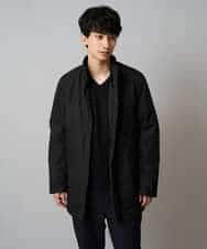 KHJLA20139 a.v.v MEN(アー・ヴェ・ヴェ) 【軽撥水/防風】SORONA中綿スタンドブルゾン ブラック