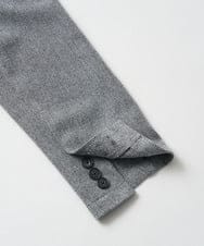 KHJLA35129 a.v.v MEN(アー・ヴェ・ヴェ) 【雑誌MonoMax12月号掲載】LANATECヘリンボーンテーラードジャケット【イージーケア/毛玉になりにくい/洗濯機で洗える/ストレッチ】 ダークグレー