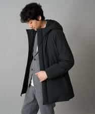 KHJLA35129 a.v.v MEN(アー・ヴェ・ヴェ) 【イージーケア/毛玉になりにくい】LANATECヘリンボーンテーラードジャケット【洗濯機で洗える/ストレッチ】 ダークグレー