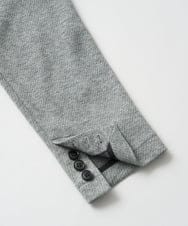 KHJLA36119 a.v.v MEN(アー・ヴェ・ヴェ) 【イージーケア/ストレッチ】ダブルフェイスジャージースマートジャケット【洗濯機で洗える】〈ON/OFF SERIES〉 ブラック