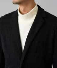 KHJLA36119 a.v.v MEN(アー・ヴェ・ヴェ) 【イージーケア/ストレッチ】ダブルフェイスジャージースマートジャケット【洗濯機で洗える】〈ON/OFF SERIES〉 ブラック