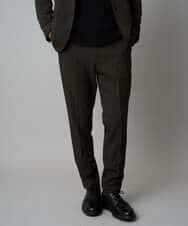 KHJLA37119 a.v.v MEN(アー・ヴェ・ヴェ) 【イージーケア/毛玉になりにくい】メランジシャンブレースマートジャケット【洗濯機で洗える/ストレッチ】<ON/OFF SERIES> ダークグレー