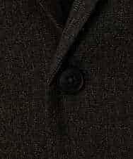 KHJLA37119 a.v.v MEN(アー・ヴェ・ヴェ) 【イージーケア/毛玉になりにくい】メランジシャンブレースマートジャケット【洗濯機で洗える/ストレッチ】<ON/OFF SERIES> ダークグレー