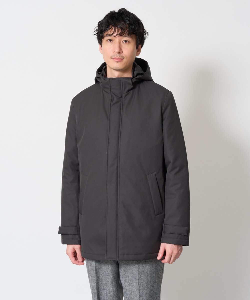 KHJLD20149 a.v.v MEN(アー・ヴェ・ヴェ) SORONA中綿スタンドブルゾン ダークグレー