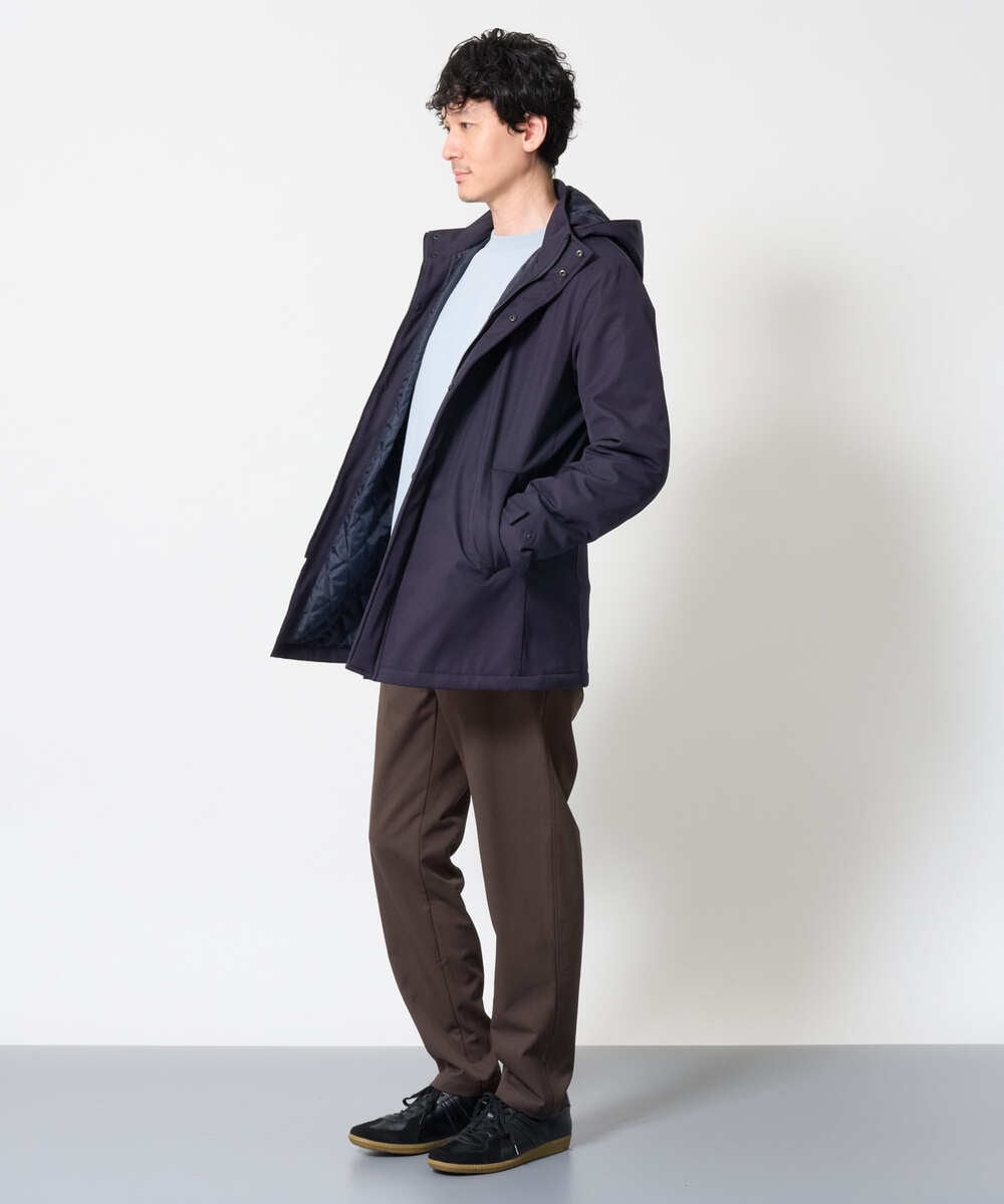 KHJLD20149 a.v.v MEN(アー・ヴェ・ヴェ) SORONA中綿スタンドブルゾン ダークグレー