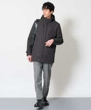 KHJLD20149 a.v.v MEN(アー・ヴェ・ヴェ) SORONA中綿スタンドブルゾン ダークグレー