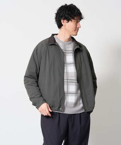 KHJLD29149 a.v.v MEN ウラメッシュナイロンストレッチスタンドブルゾン