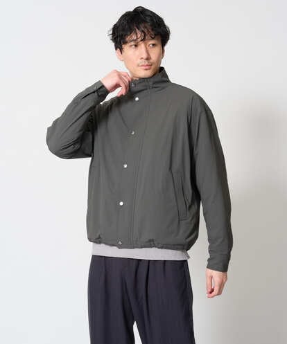KHJLD29149 a.v.v MEN 【イージーケア/洗濯機で洗える/撥水/毛玉になりにくい/ストレッチ】ウラメッシュナイロンストレッチスタンドブルゾン