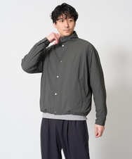 KHJLD29149 a.v.v MEN(アー・ヴェ・ヴェ) ウラメッシュナイロンストレッチスタンドブルゾン カーキ