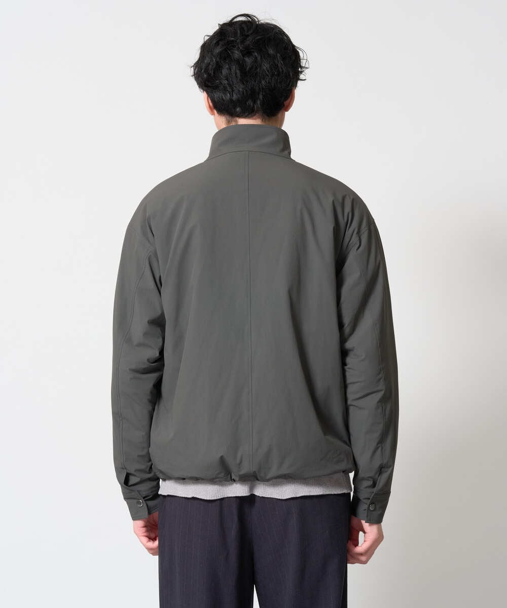 KHJLD29149 a.v.v MEN(アー・ヴェ・ヴェ) ウラメッシュナイロンストレッチスタンドブルゾン カーキ