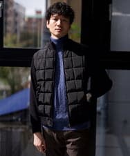 KHJLD31179 a.v.v MEN(アー・ヴェ・ヴェ) ドッキングデザインブルゾン ブラック