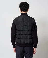 KHJLD31189 a.v.v MEN(アー・ヴェ・ヴェ) ドッキングデザインブルゾン ブラック