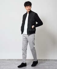 KHJLD31189 a.v.v MEN(アー・ヴェ・ヴェ) ドッキングデザインブルゾン ブラック