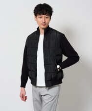 KHJLD31189 a.v.v MEN(アー・ヴェ・ヴェ) ドッキングデザインブルゾン ブラック